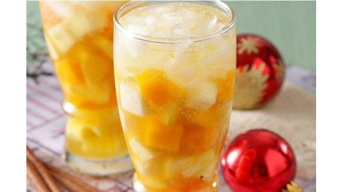 Resep Es Buah Soda Berempah.(Sajian Sedap)