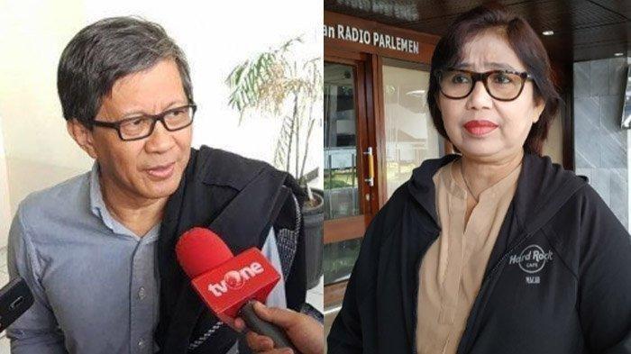 Rocky Gerung dan Irma Suryano Chaniago