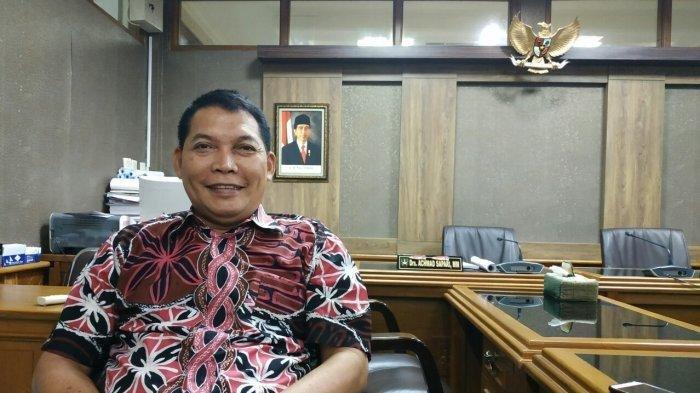 Sekretaris DPC PDIP Solo, Teguh Prakoso di kantor DPRD Solo, Rabu (2/1/2019)