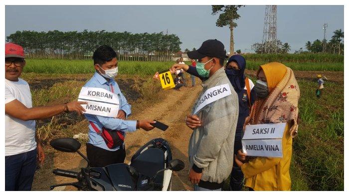 siswa SMA bunuh begal reka ulang