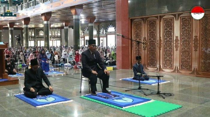 pelaksanaan salat iduladha di Ponpes Al Zaytun Indramayu, Kamis (29/6/2023)