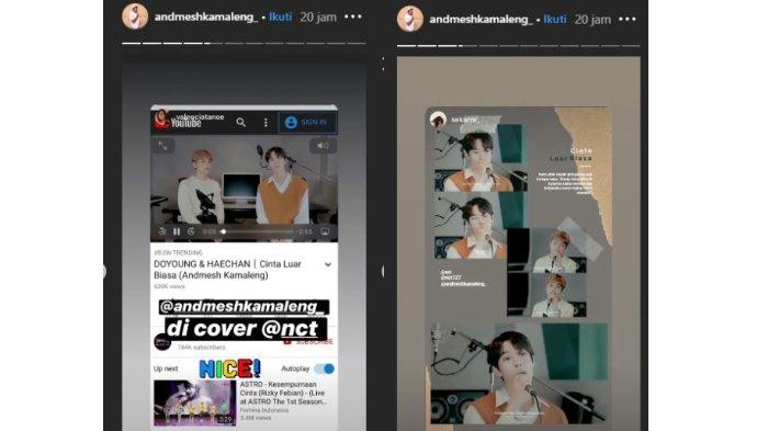 Tanggapan Andmesh Kamaleng lagunya di-cover NCT 127
