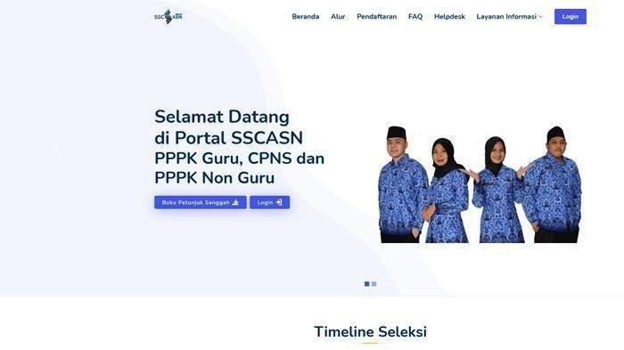 CPNS 2023 - Tangkap layar halaman https://sscasn.bkn.go.id/. Pendaftaran CPNS 2023 dibuka bulan Juni, cek formasi khusus dan cara daftar tes di link SSCASN.