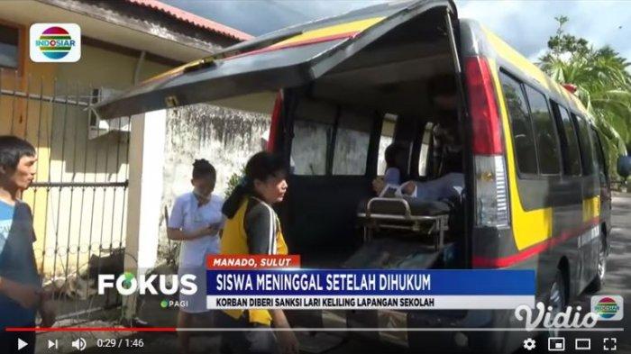 Tangkapan layar, Orangtua Siswa SMP yang Meninggal Setelah Dihukum Guru