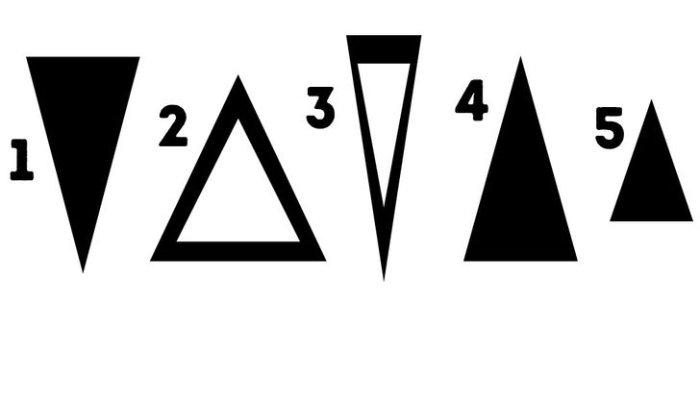Tes Kepribadian - Pilih satu bentuk segitiga yang paling Anda sukai, karakter asli Anda ada dibaliknya.
