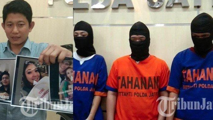 Tiga tersangka kasus pembobolan kartu kredit yang diringkus Kamis (27/2/2020)