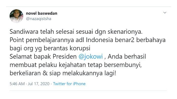 Twitter Novel Baswedan