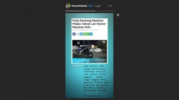 Unggahan Harry Setiawan, putra Retnoning Tri