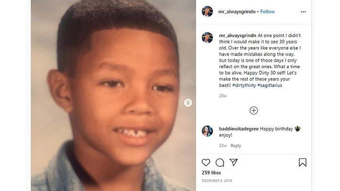 unggahan instagram Gregory Tyree Boyce