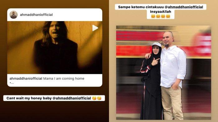 Unggahan Mulan Jameela tak sabar bertemu suaminya, Ahmad Dhani. 