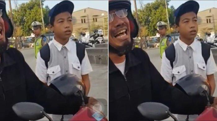 viral ditilang menangis 2