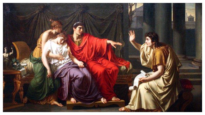 Virgil membacakan Aeneid pada Augustus