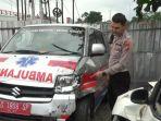 Ambulans Dipakai untuk Halal Bihalal Tanpa Izin, Tabrak Bocah Kemudian Terguling, Dikemudikan Bidan