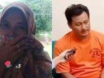 Begini Wajah Istri Hasan Pelaku Carok Madura, Malu-malu Depan Kamera dan Tutup Wajahnya Pakai Jilbab
