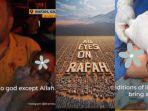 Gambar AI 'All Eyes on Rafah' Viral di Media Sosial, Banyak Orang Palestina Syahid Terbakar