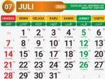 Kalender Jawa Juli 2024: Lengkap dengan Weton, Hari Libur Nasional dan Penanggalan Hijriah