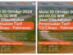 Alami Kenaikan, Berikut Rincian Terbaru Tarif Tol Cipali yang Berlaku Mulai 30 Oktober 2024
