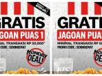 Promo Hari Ini: Transaksi Rp 50 Ribu Gratis KFC Jagoan Puas, Ada Diskon di Burger King dan McDonalds
