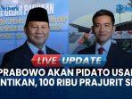 Sudah Dimulai, 3 Link Live Streaming Pelantikan Presiden 2024: Prabowo-Gibran Pemimpin Indonesia