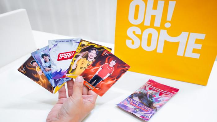 1Play × MLBB M7 World Championship 2026 E Series Trading Card Collection yang tersedia di OH!SOME.