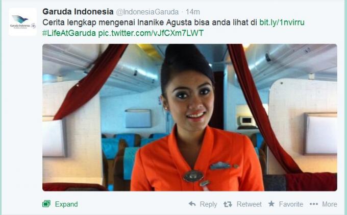 Garuda pun Ikut Promosikan Pramugari Salat di Pesawat