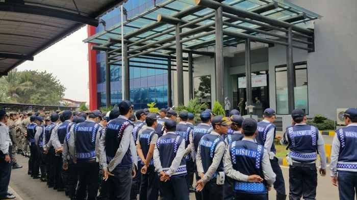 Gelar Operasi Sterilisasi Jalur Busway Sore Hari, Dishubtrans DKI Gelar Apel Gabungan