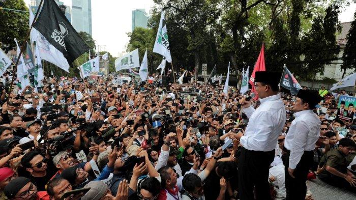 Tak Hanya Hadirkan Keadilan, Kesejahteraan dan Kemakmuran, Ini Janji Anies di hadapan Ribuan Relawan