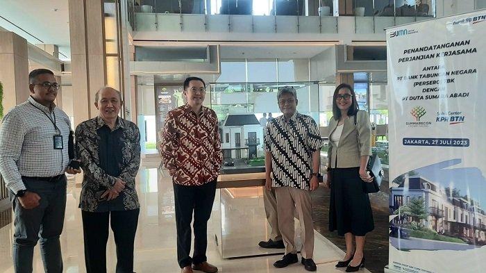 Bidik Segmen Menengah Atas, BTN Sinergi Pembiayaan KPR dengan Summarecon Agung
