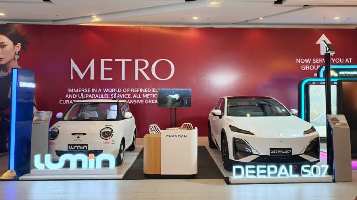 CHANGAN Lumin dan CHANGAN Deepal S07 pada pameran di Gandaria City Jakarta