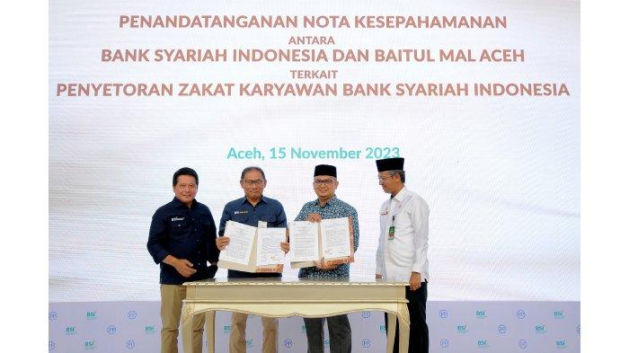 BSI Jalin Kerja Sama dengan Baitul Mal Aceh untuk Perkuat Ekosistem Ziswaf