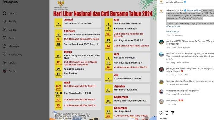 Daftar 27 Hari Libur Nasional dan Cuti Bersama 2024, Catat Tanggalnya dan Persiapkan Liburanmu