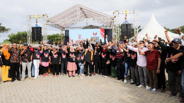 Des Ganjar Sultra Gelar Deklarasi di Pantai Nambo Kendari