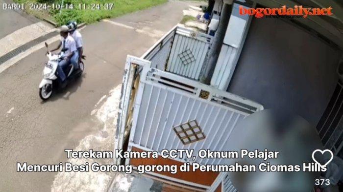 Dua Pelajar Terciduk Mencuri Besi Gorong-Gorong di Perumahan Ciomas Hills Bogor, Ini Tampangnya