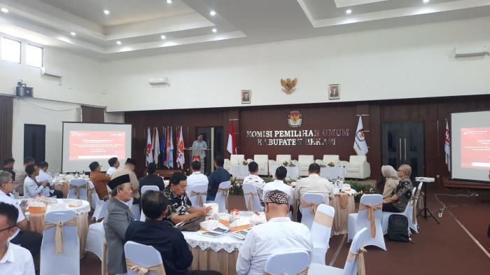 Menuju Pemilu Digital, KPU Bekasi Bahas E-Voting dalam FGD Bersama Publik