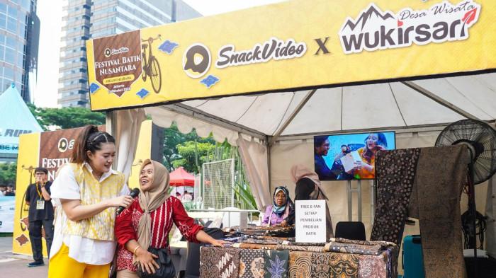 Rayakan Budaya Indonesia, SnackVideo Gelar Festival Batik Nusantara di CFD Jakarta