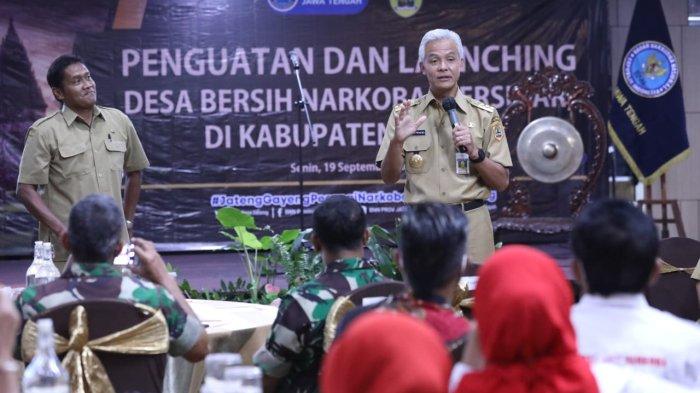 Luncurkan Desa Bersih Narkoba di Klaten, Ganjar Ajak Dialog Sekdes yang Mantan Pengguna Narkoba