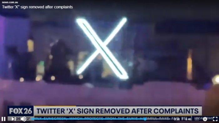Logo X di Markas Besar Twitter Dicopot Paksa Karena Bahayakan Keselamatan Warga