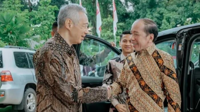 Tiba di Singapura, Jokowi Disambut Menteri Senior Lee Hsien Loong