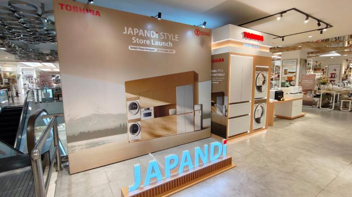 Toshiba Buka Toko di SOGO Plaza Senayan, Tampilkan Produk Elektronik Japandi Series