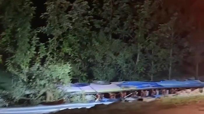 Kecelakaan Bus Tol Cipali KM 179 Korbannya Peziarah dari Ciputat Timur, Ini Daftarnya