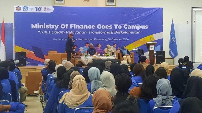 Kemenkeu Ajak Mahasiswa UBP Karawang Pahami APBN Lewat Seminar 'Ministry of Finance Goes to Campus'