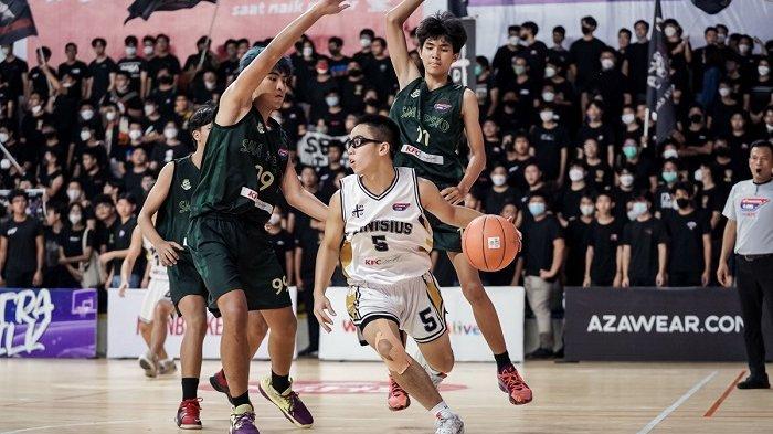 Tim Basket SMA Kolese Kanisius Jakarta Berhasil Taklukkan SMA PSKD 1 Jakarta dengan Skor 35-22