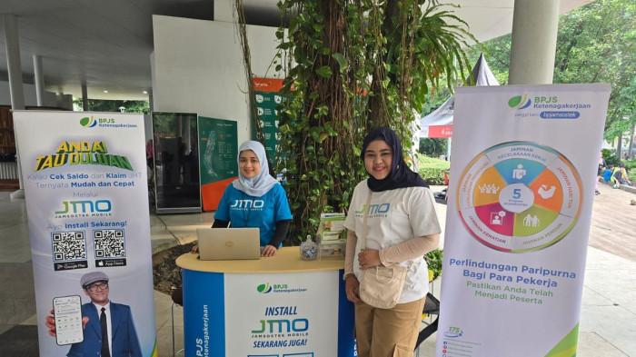 BPJS Ketenagakerjaan Mampang Buka Booth Pelayanan di Tebet Eco Park