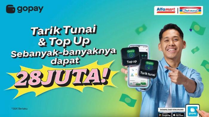 Layanan tarik tunai GoPay di Indomaret (1)