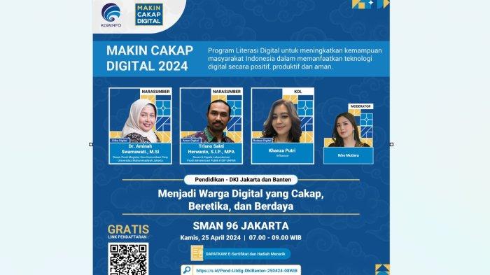 Besok, Kemenkominfo Gelar Literasi Digital Bertema Menjadi Warga Digital yang Beretika dan Berdaya
