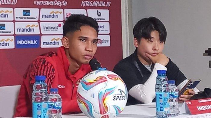 Inilah Maksud Marselino  Selebrasi Duduk di Bangku Ball Boy Usai Cetak Gol ke Gawang Arab Saudi