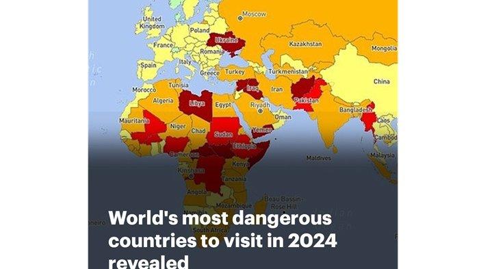Negara-negara Paling Bahaya Dikunjungi 2024, Sudan, Lybya, Irak, Suriah, Afganistan, dan Korut