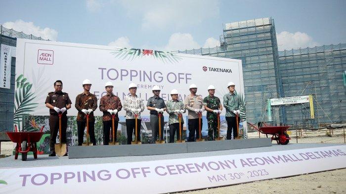AEON Mall Deltamas Topping Off, Awal Tahun 2024 Mendatang Ditargetkan Beroperasi