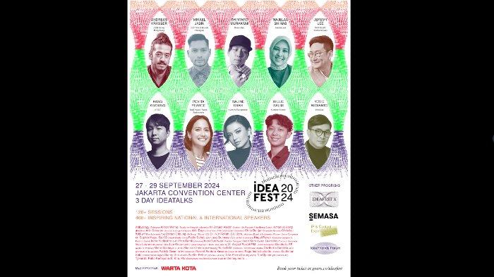 400 Lebih Pembicara Hadir di IdeaFest 2024, Pertemukan Kreativitas Lokal dengan Wawasan Global