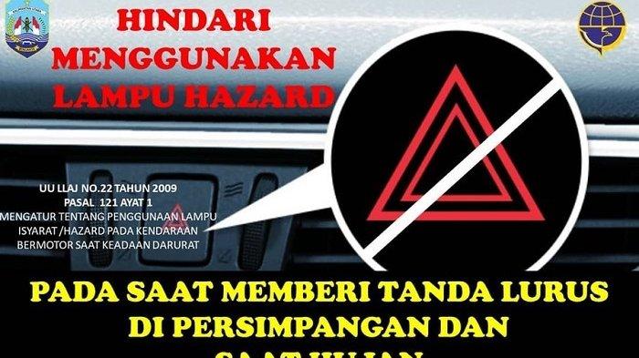 Perhatian, Lampu Hazard Tidak Boleh Dinyalakan Ketika Hujan dan Lurus di Persimpangan, Ini Alasannya